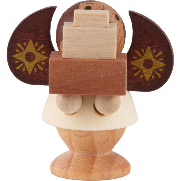 Star Angel with Gifts - Natural - 4,5 cm / 1.8 inch