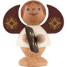Star Angel with Gingerbread - Natural - 4,5 cm / 1.8 inch