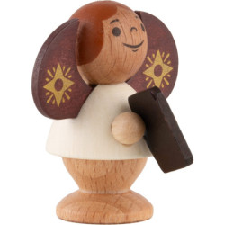 Star Angel with Gingerbread - Natural - 4,5 cm / 1.8 inch