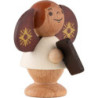 Star Angel with Gingerbread - Natural - 4,5 cm / 1.8 inch