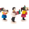 Winter Children Waiter Group - 3 pcs. - stained - 7 cm / 2.8 inch