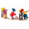 Winter Children Snowball Kids - 3 pcs. - stained - 7 cm / 2.8 inch