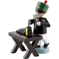 Bergmann mit Scheidebank farbig - 7 cm