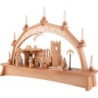 Schwibbogen Orientalische Krippe mit beweglichen Figuren - 76x52 cm