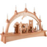 Candle Arch - Oriental Nativity with Moving Figurines - 76x52 cm / 29.9x20.5 inch