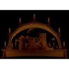 Candle Arch - Oriental Nativity with Moving Figurines - 76x52 cm / 29.9x20.5 inch