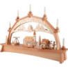 Candle Arch - Miners Parade with Moving Figurines - 76x52 cm / 29.9x20.5 inch