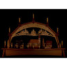 Candle Arch - Miners Parade with Moving Figurines - 76x52 cm / 29.9x20.5 inch