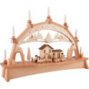 Candle Arch - Railway with Moving Trains - 76x52 cm / 29.9x20.5 inch