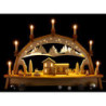 Candle Arch - Railway with Moving Trains - 76x52 cm / 29.9x20.5 inch