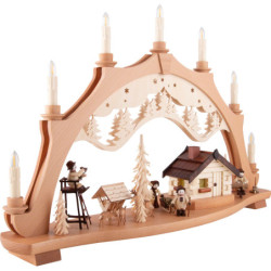 Schwibbogen Waldhaus - 68x44 cm