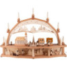 Candle Arch - On the Road in the Ore Mountains with Moving Figurines - 78x54 cm / 30.7x21.3 inch