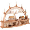 Candle Arch - On the Road in the Ore Mountains with Moving Figurines - 78x54 cm / 30.7x21.3 inch