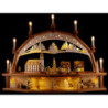 Candle Arch - On the Road in the Ore Mountains with Moving Figurines - 78x54 cm / 30.7x21.3 inch