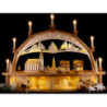 Candle Arch - On the Road in the Ore Mountains with Moving Figurines - 78x54 cm / 30.7x21.3 inch