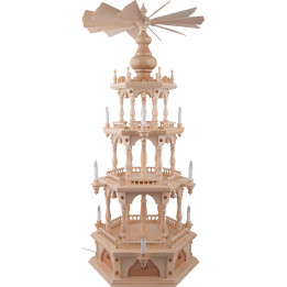 3-stöckige Pyramide unbestückt - 110 cm