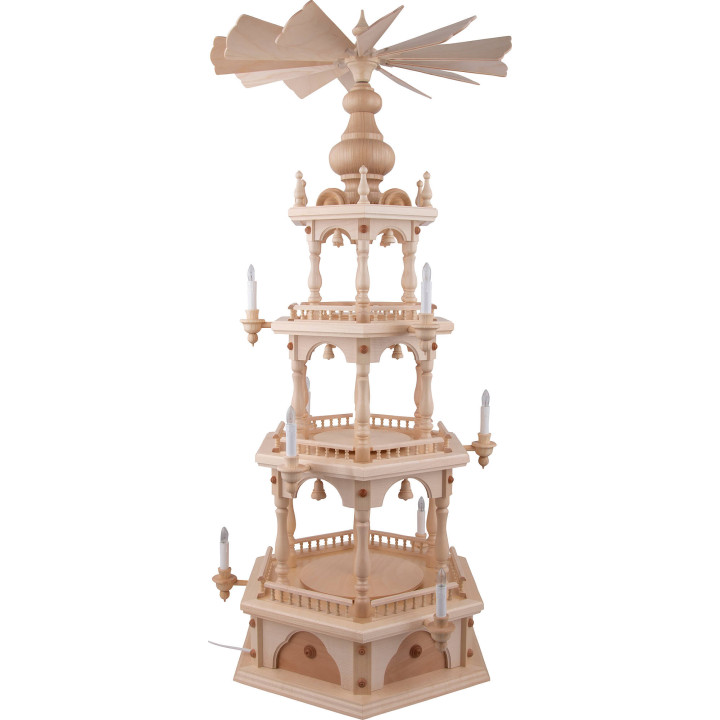 3-stöckige Pyramide unbestückt - 110 cm