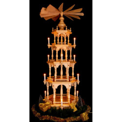 4-stöckige Pyramide unbestückt - 140 cm