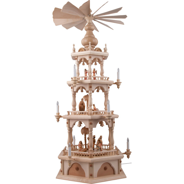 3-Tier Pyramid - Nativity - 110 cm / 43.3 inch