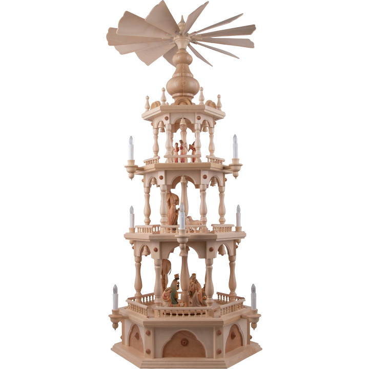 3-Tier Pyramid - Nativity - 110 cm / 43.3 inch