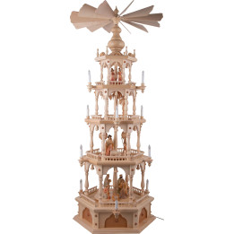 4-Tier Pyramid - Nativity - 140 cm / 55.1 inch