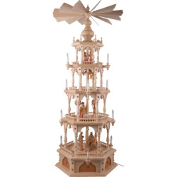 4-stöckige Pyramide Christi Geburt - 140 cm
