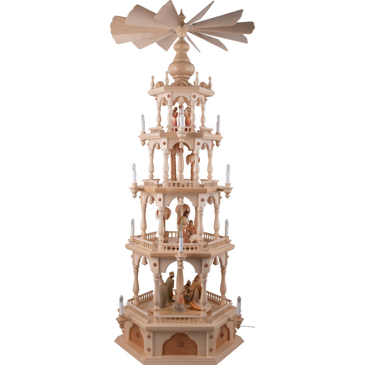 4-Tier Pyramid - Nativity - 140 cm / 55.1 inch