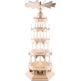 4-Tier Pyramid - without Figurines - with Mine in Base - 145 cm / 57.1 inch