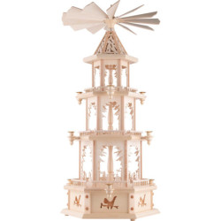 3-Tier Pyramid - Forest Theme without Figurines - 105 cm / 41.3 inch