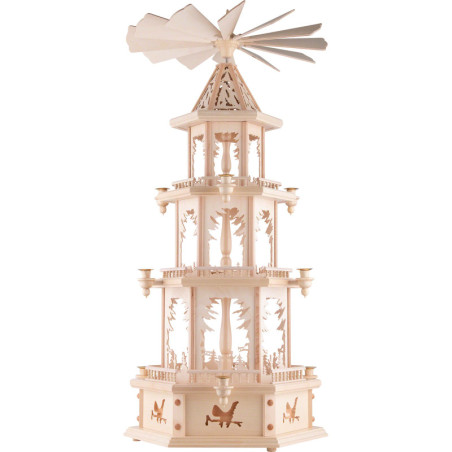 3-Tier Pyramid - Forest Theme without Figurines - 105 cm / 41.3 inch