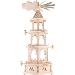 3-Tier Pyramid - Forest Theme without Figurines - 105 cm / 41.3 inch