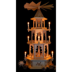 3-Tier Pyramid - Forest Theme without Figurines - 105 cm / 41.3 inch
