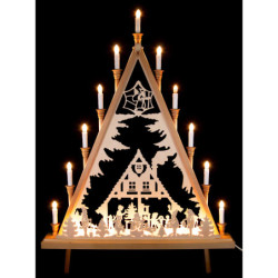 Light Triangle - Adventhouse - 60x81 cm / 23.6x31.9 inch