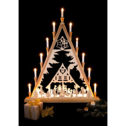 Light Triangle - Adventhouse - 60x81 cm / 23.6x31.9 inch
