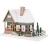 Lichterhaus Altes Forsthaus mit Weihnachtsbaum - 25 cm