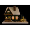 Lichterhaus Altes Forsthaus mit Weihnachtsbaum - 25 cm