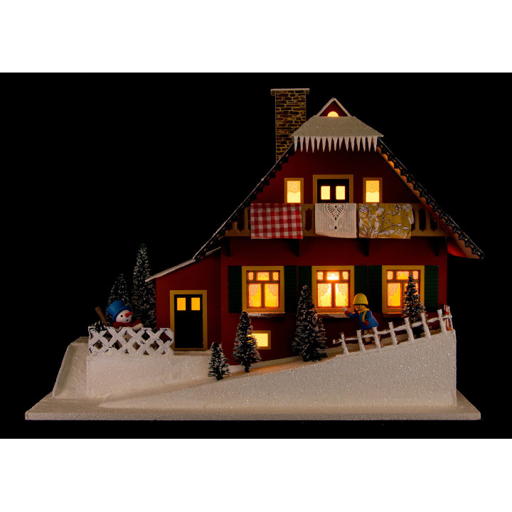 Lichterhaus Haus am Berg - 29,5 cm