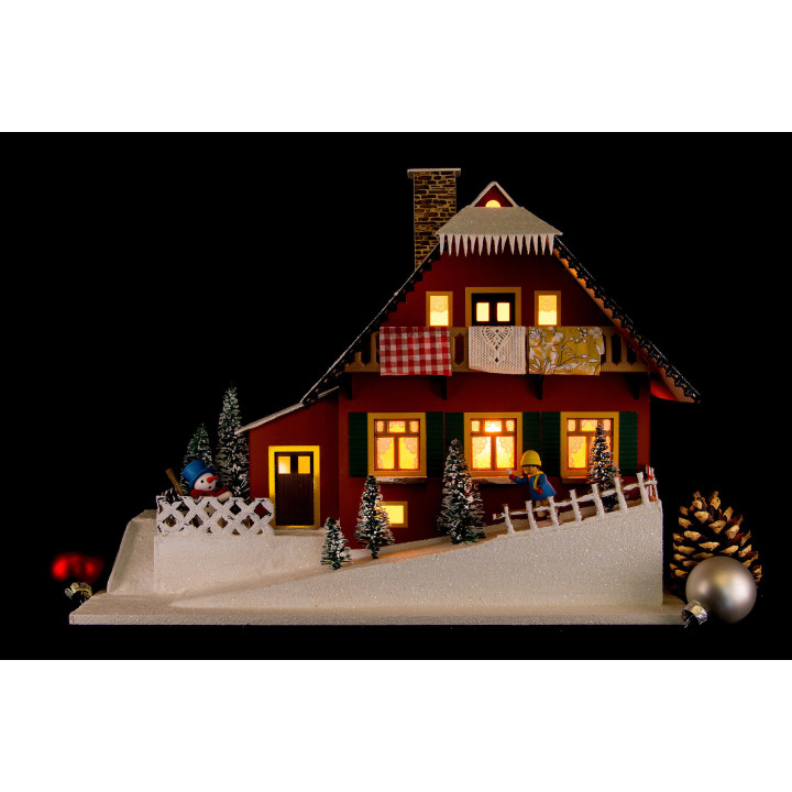 Lichterhaus Haus am Berg - 29,5 cm