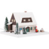 Lichterhaus Erzgebirgshaus mit Vorhäusel - 11,5 cm