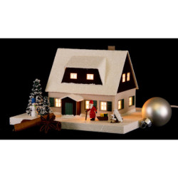 Lighted House Ore Mountains Home with Lobby - 11,5 cm / 4.5 inch
