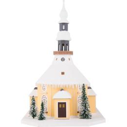 Lighted House Seiffen Church - 40 cm / 15.7 inch