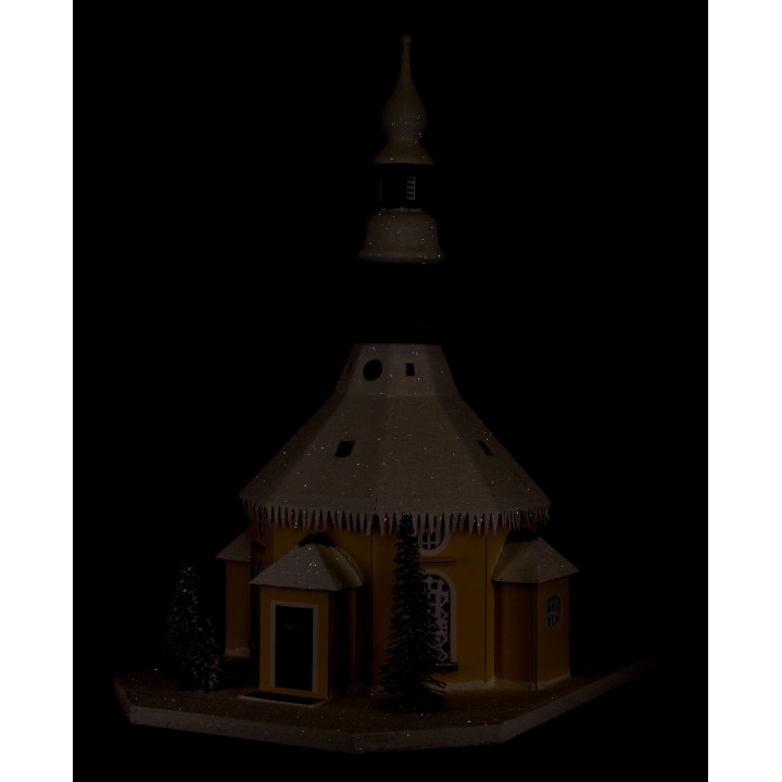 Lighted House Seiffen Church - 40 cm / 15.7 inch