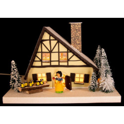 Lighted House Snow White's House - 29 cm / 11.4 inch
