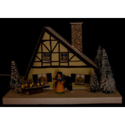 Lichterhaus Schneewitchenhaus - 29 cm