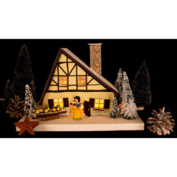 Lighted House Snow White's House - 29 cm / 11.4 inch