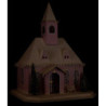 Lichterhaus Rosa Kirche - 29 cm