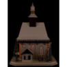 Lighted House Fortified Church Großruckerswalde - 29 cm / 11.4 inch