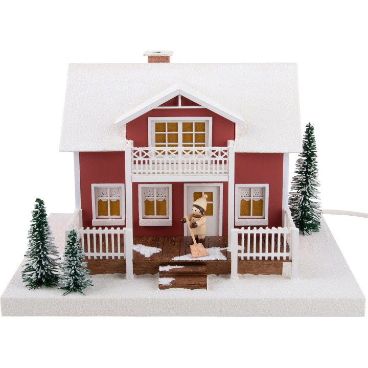 Lighted House Sweden House - 20 cm / 7.9 inch