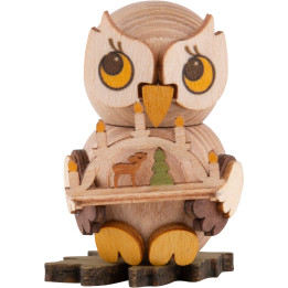 Owl Child with Candle Arch - 4 cm / 1.6 inch