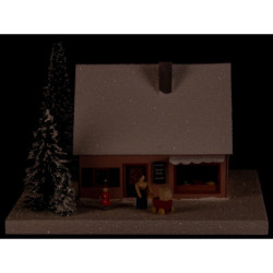 Lichterhaus Bäckerei, klein - 11 cm
